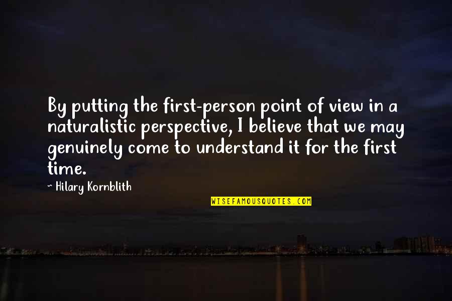 Beautiful Eyes In Arabic Quotes By Hilary Kornblith: By putting the first-person point of view in