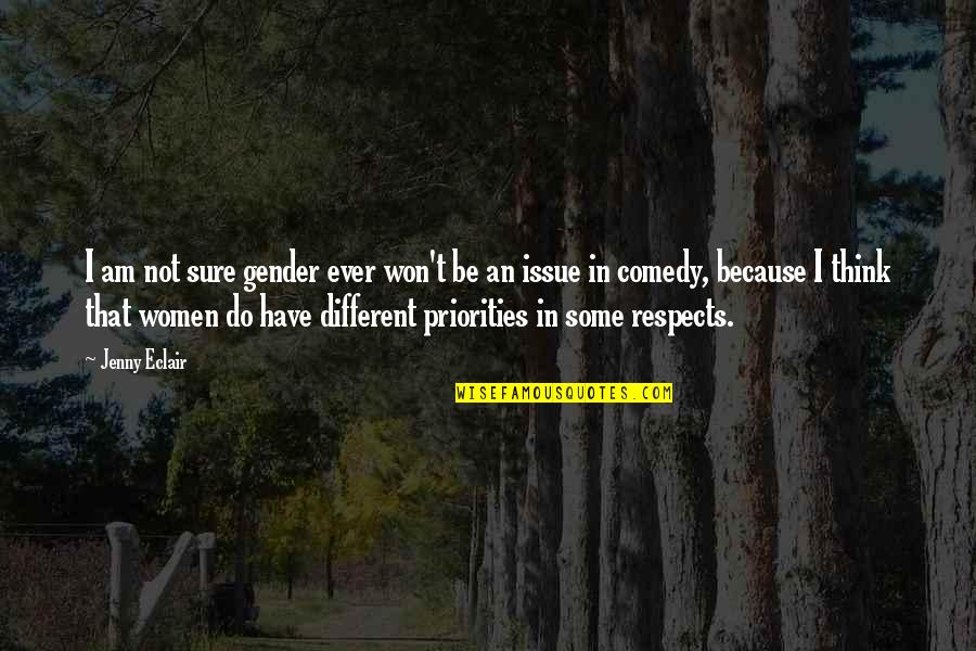 Beautiful Fall Weather Quotes By Jenny Eclair: I am not sure gender ever won't be Beautiful Fall Weather Quotes By Jenny Eclair: I am not sure gender ever won't be