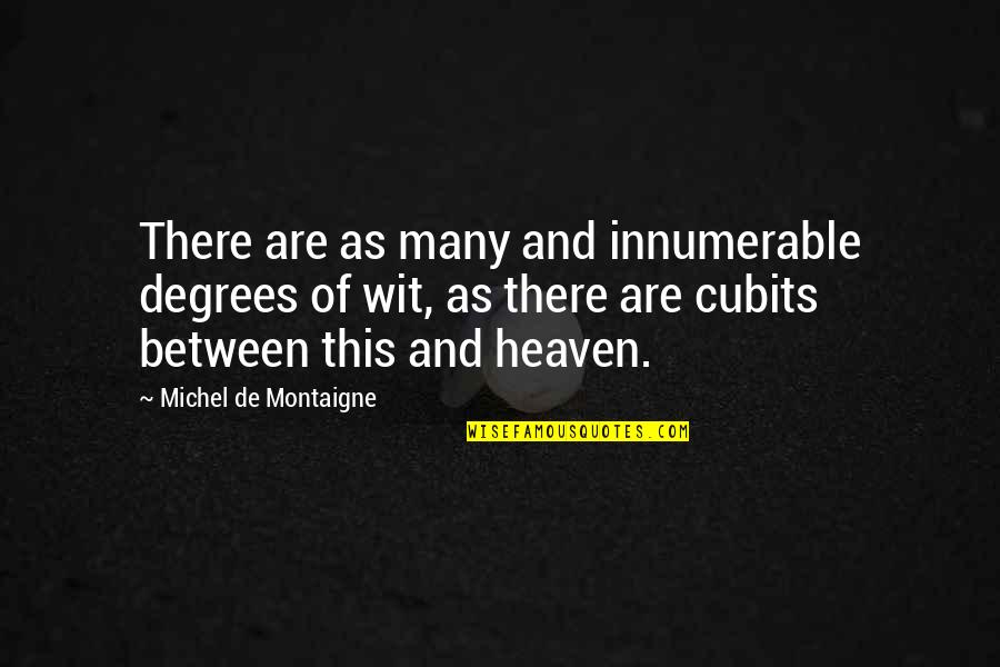 Beautiful Sedona Quotes By Michel De Montaigne: There are as many and innumerable degrees of