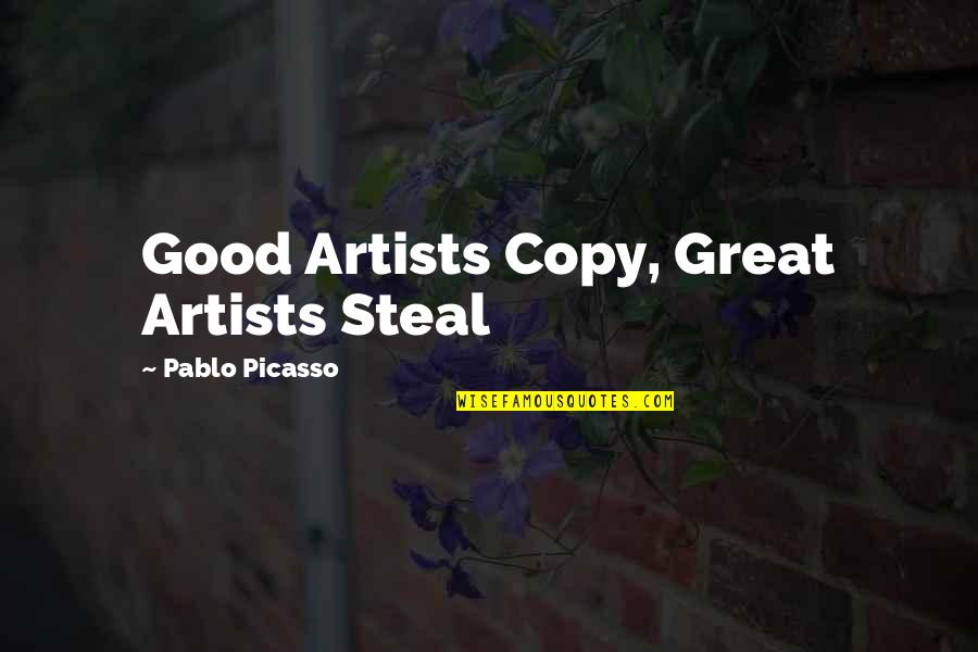 Beautiful The Carole King Musical Quotes By Pablo Picasso: Good Artists Copy, Great Artists Steal