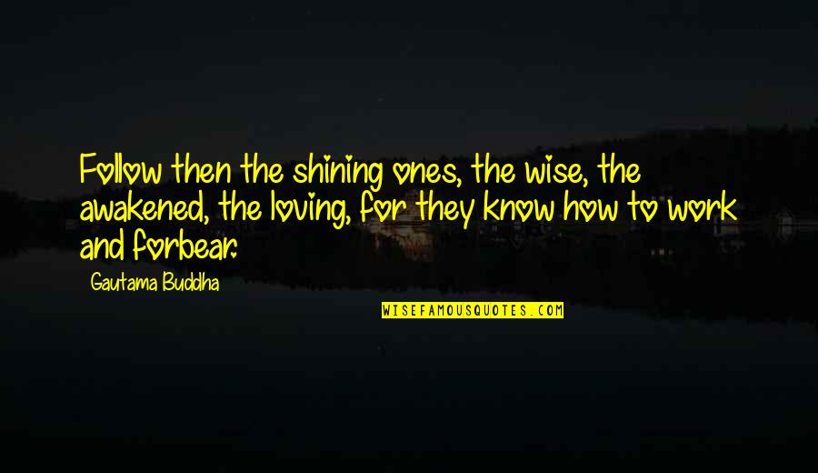 Beautiful Woman Body Quotes By Gautama Buddha: Follow then the shining ones, the wise, the