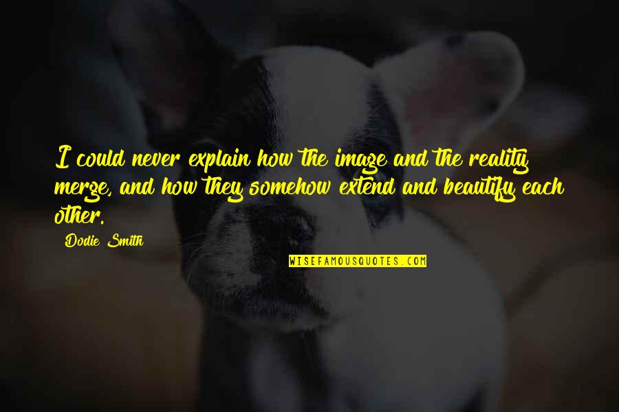 Beautify Quotes By Dodie Smith: I could never explain how the image and