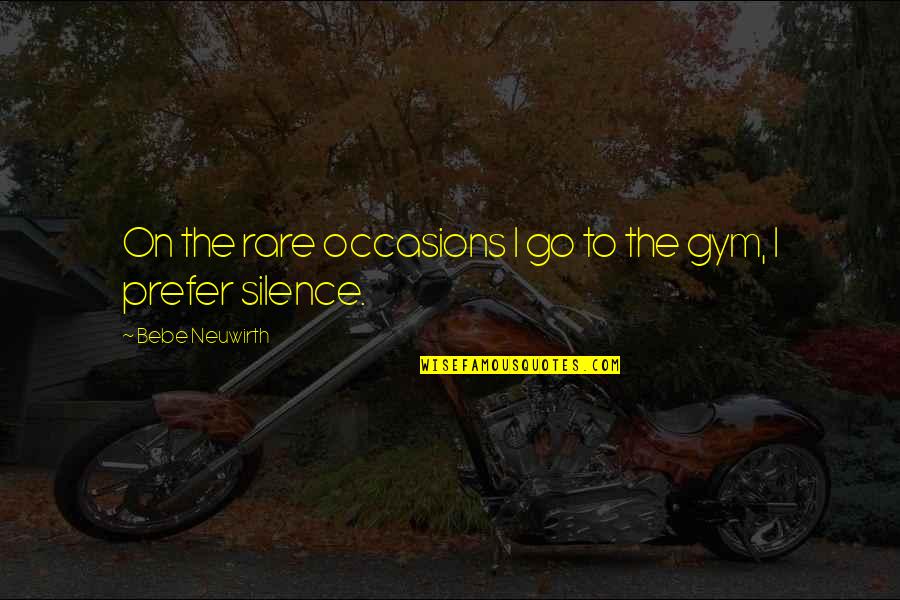 Bebe Quotes By Bebe Neuwirth: On the rare occasions I go to the Bebe Quotes By Bebe Neuwirth: On the rare occasions I go to the