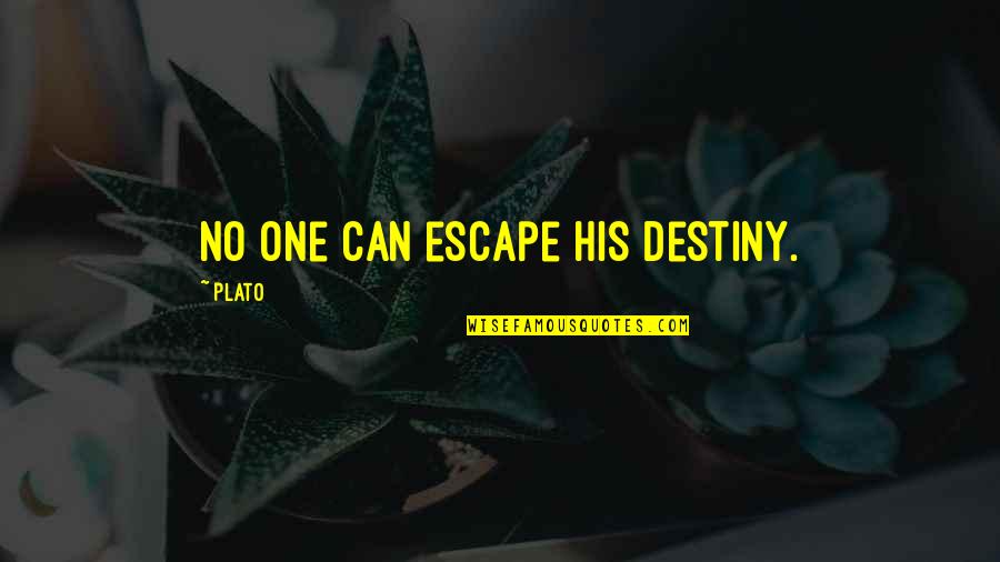 Bebiane Ivalo Quotes By Plato: No one can escape his destiny. Bebiane Ivalo Quotes By Plato: No one can escape his destiny.