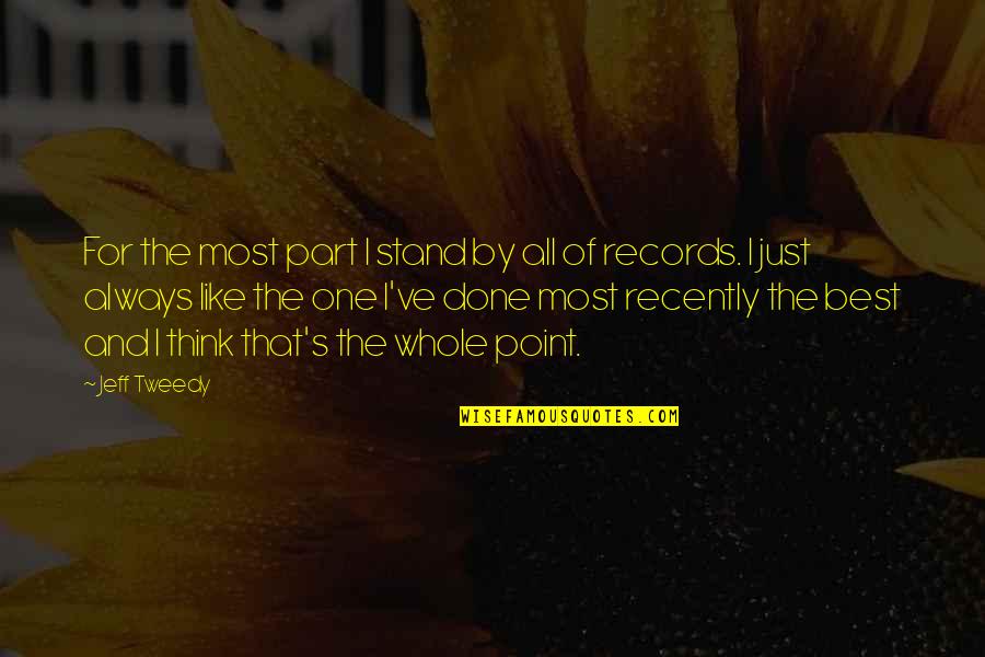 Becherer Optometrist Quotes By Jeff Tweedy: For the most part I stand by all Becherer Optometrist Quotes By Jeff Tweedy: For the most part I stand by all