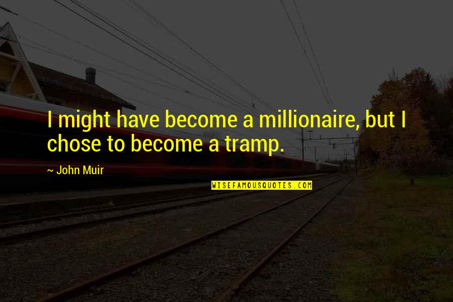 Become A Millionaire Quotes By John Muir: I might have become a millionaire, but I