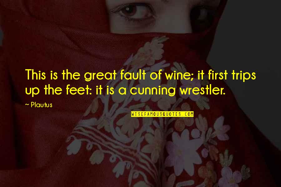 Been Through Alot In Life Quotes By Plautus: This is the great fault of wine; it