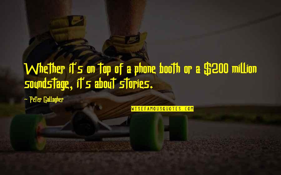 Beer Goggles Quotes By Peter Gallagher: Whether it's on top of a phone booth Beer Goggles Quotes By Peter Gallagher: Whether it's on top of a phone booth