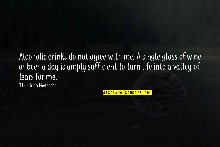 Beer Is Life Quotes By Friedrich Nietzsche: Alcoholic drinks do not agree with me. A