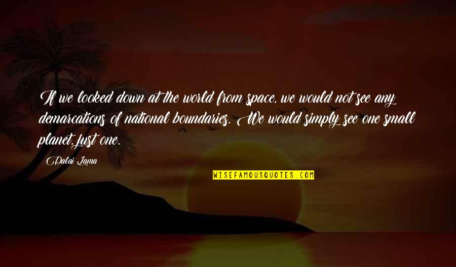 Before Sunset Trilogy Quotes By Dalai Lama: If we looked down at the world from
