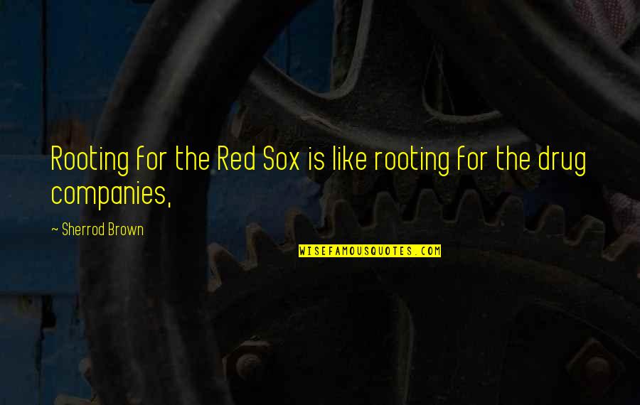 Before You Let Me Go Quotes By Sherrod Brown: Rooting for the Red Sox is like rooting Before You Let Me Go Quotes By Sherrod Brown: Rooting for the Red Sox is like rooting