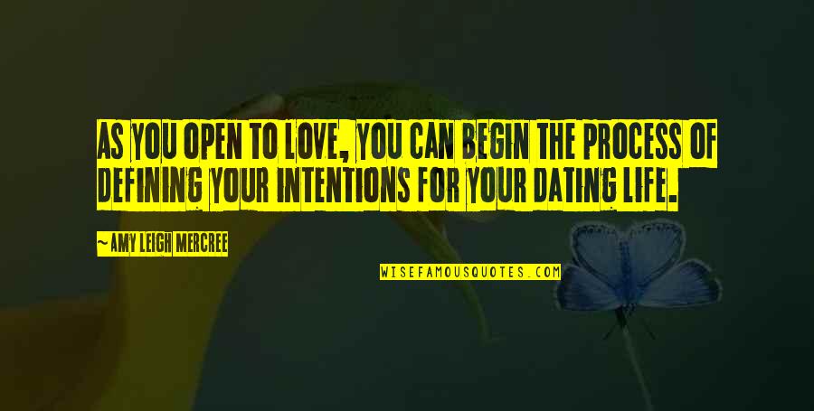 Begin Your Day Quotes By Amy Leigh Mercree: As you open to love, you can begin