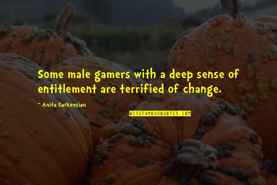 Beginner Surfer Quotes By Anita Sarkeesian: Some male gamers with a deep sense of