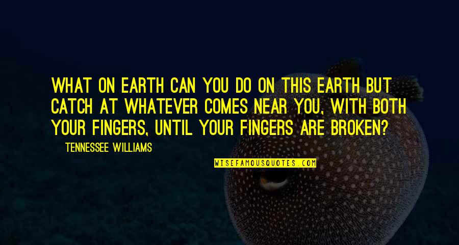 Beglinger Veltheim Quotes By Tennessee Williams: What on earth can you do on this
