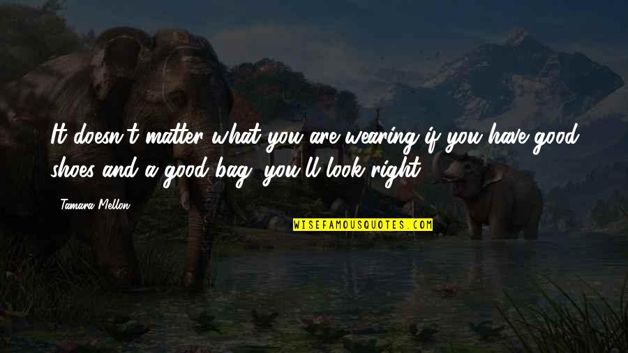 Behind These Hazel Eyes Quotes By Tamara Mellon: It doesn't matter what you are wearing-if you