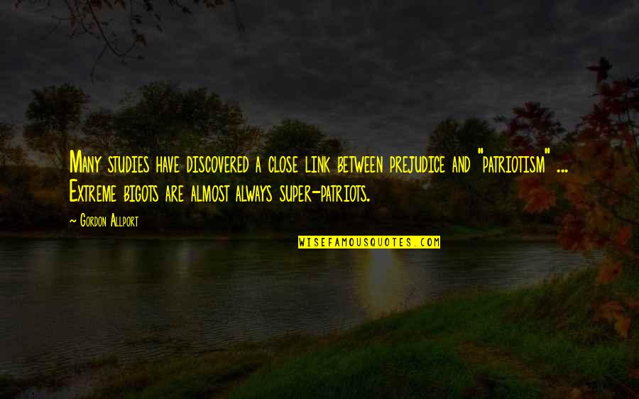 Behrang Saminejad Quotes By Gordon Allport: Many studies have discovered a close link between Behrang Saminejad Quotes By Gordon Allport: Many studies have discovered a close link between