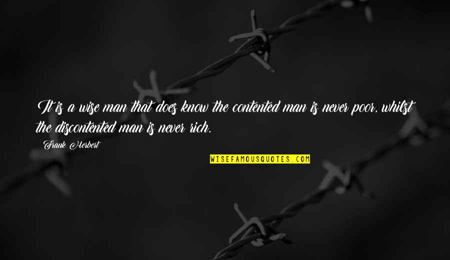 Beigel Dog Quotes By Frank Herbert: It is a wise man that does know