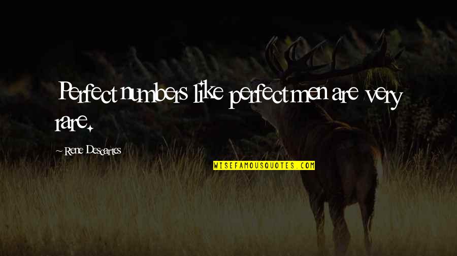 Being A Traveler Quotes By Rene Descartes: Perfect numbers like perfect men are very rare. Being A Traveler Quotes By Rene Descartes: Perfect numbers like perfect men are very rare.