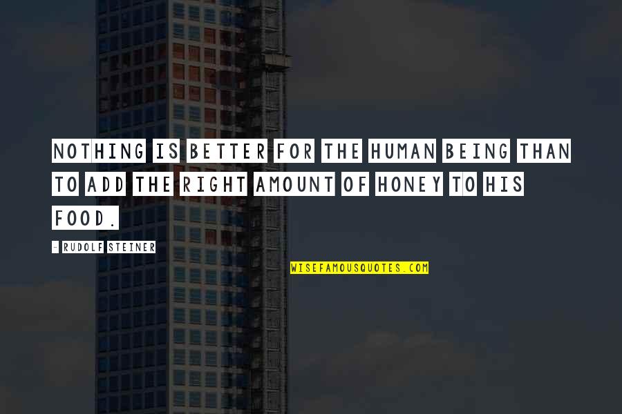 Being Better Than His Ex Quotes By Rudolf Steiner: Nothing is better for the human being than