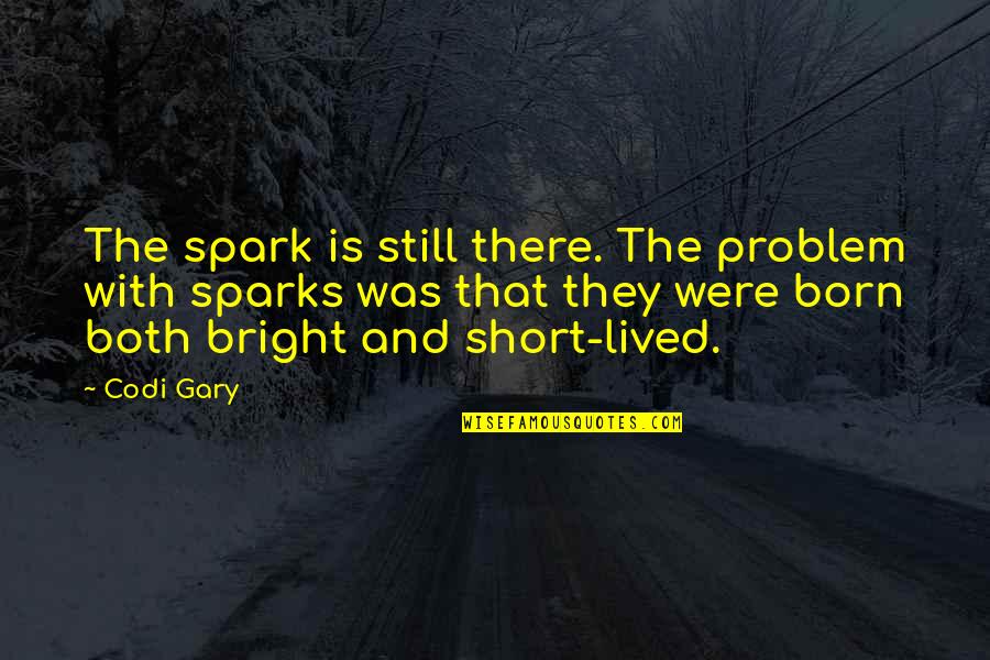 Being Controlled By Others Quotes By Codi Gary: The spark is still there. The problem with