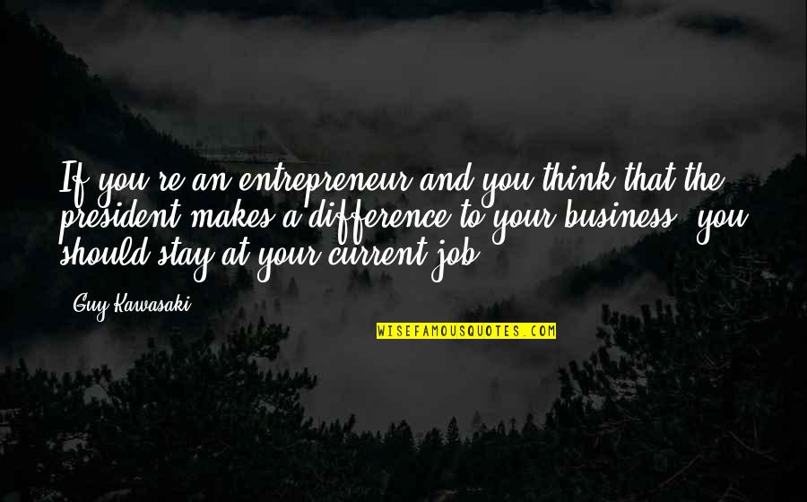 Being Defended Quotes By Guy Kawasaki: If you're an entrepreneur and you think that