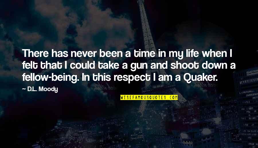 Being Down But Not Out Quotes By D.L. Moody: There has never been a time in my