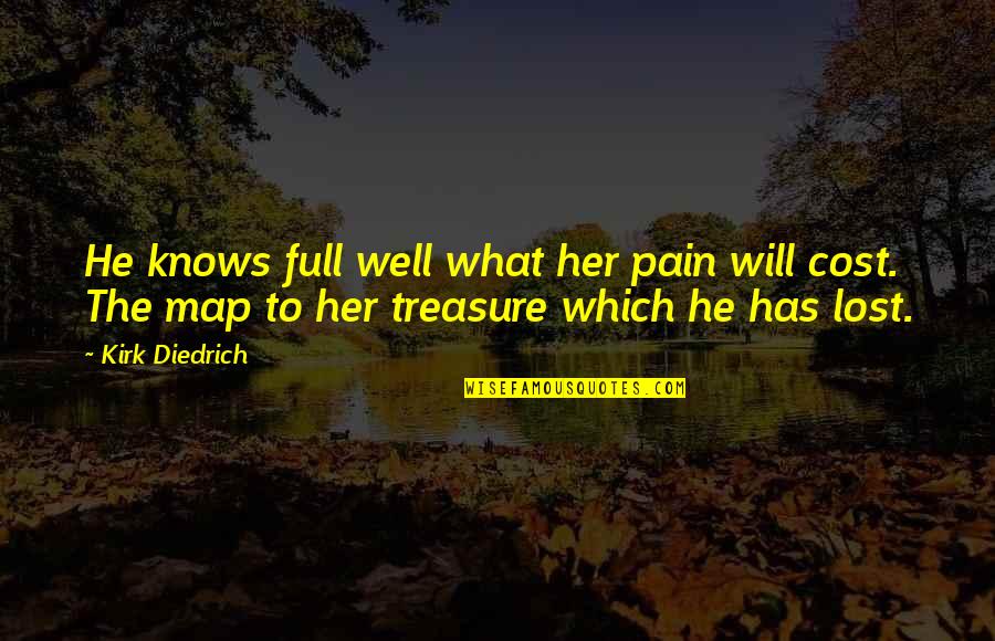 Being Focused On The Important Things In Life Quotes By Kirk Diedrich: He knows full well what her pain will