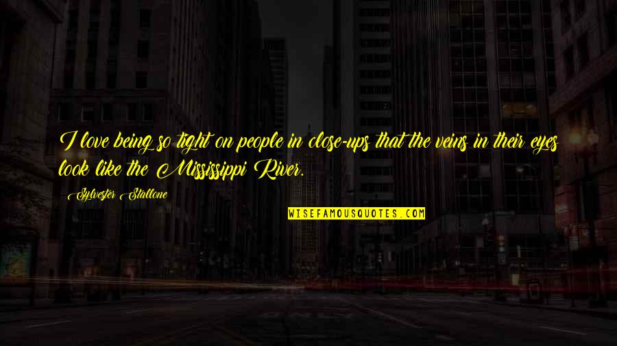 Being Happy After A Long Time Quotes By Sylvester Stallone: I love being so tight on people in