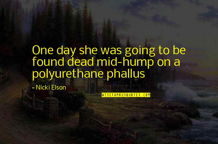Being Iconic Quotes By Nicki Elson: One day she was going to be found