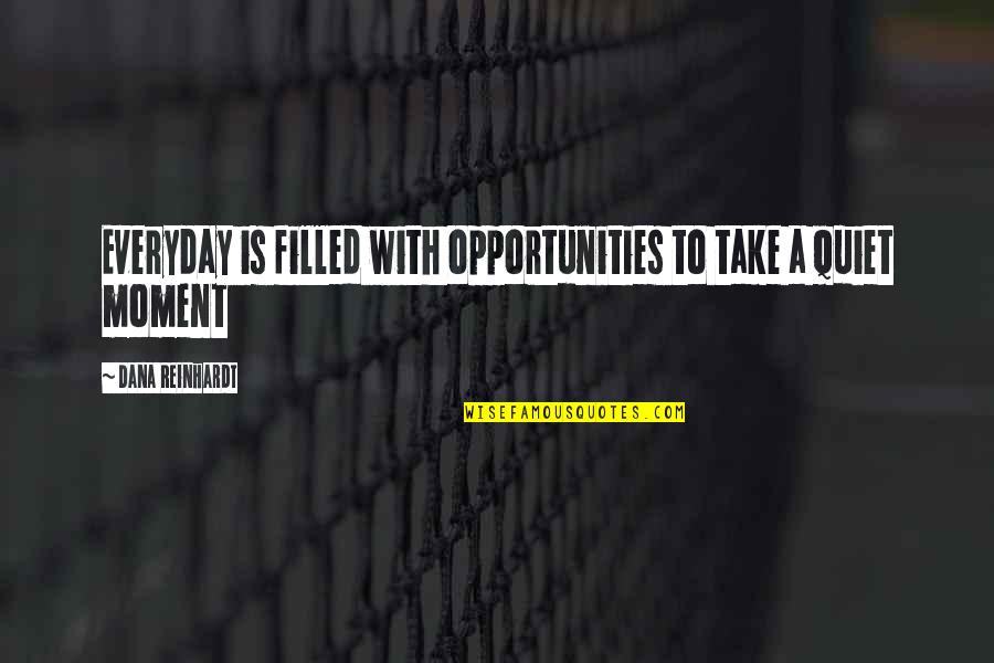 Being Inspired By Others Quotes By Dana Reinhardt: Everyday is filled with opportunities to take a