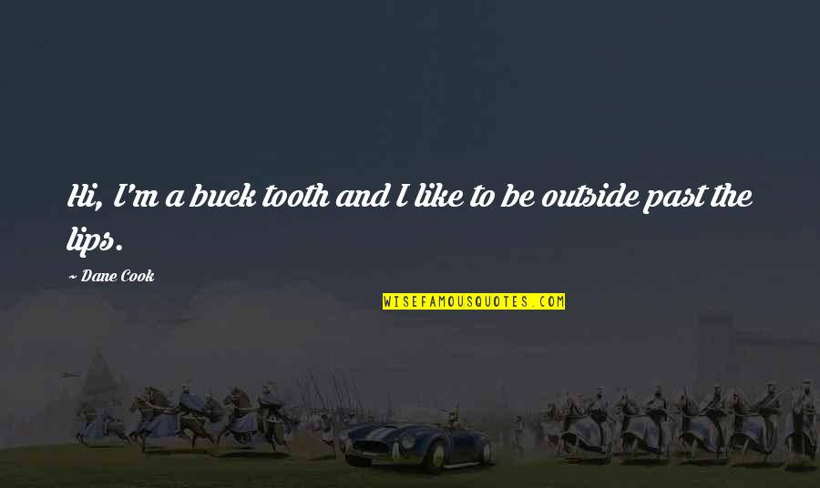 Being Lucky To Find Love Quotes By Dane Cook: Hi, I'm a buck tooth and I like