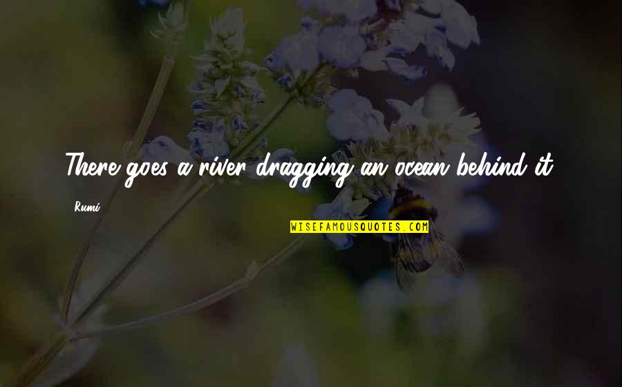 Being Lucky To Have You Quotes By Rumi: There goes a river dragging an ocean behind