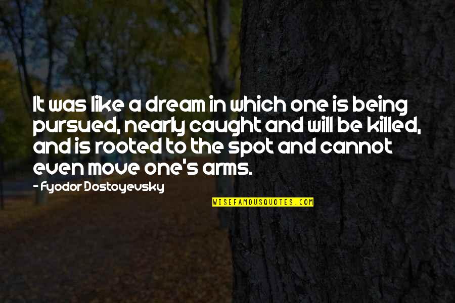 Being Pursued Quotes By Fyodor Dostoyevsky: It was like a dream in which one