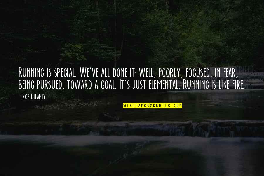 Being Pursued Quotes By Rob Delaney: Running is special. We've all done it: well,