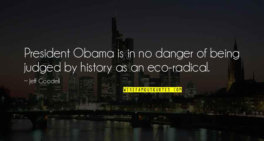 Being Radical Quotes By Jeff Goodell: President Obama is in no danger of being