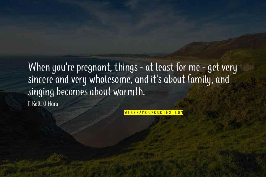 Being Savvy Quotes By Kelli O'Hara: When you're pregnant, things - at least for Being Savvy Quotes By Kelli O'Hara: When you're pregnant, things - at least for
