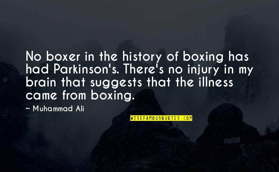 Being Shunned By Family Quotes By Muhammad Ali: No boxer in the history of boxing has