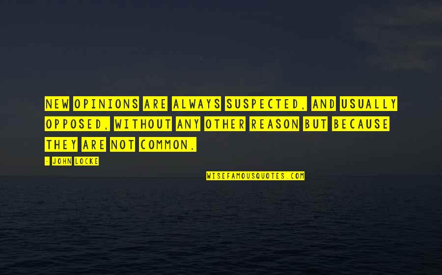 Being Stronger Together Quotes By John Locke: New opinions are always suspected, and usually opposed, Being Stronger Together Quotes By John Locke: New opinions are always suspected, and usually opposed,