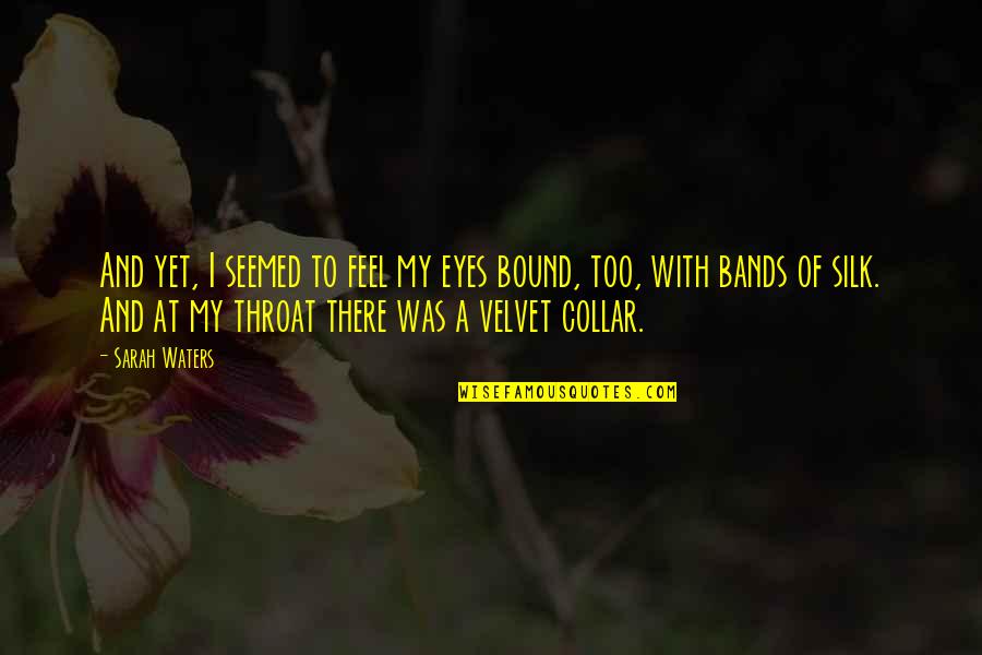 Bekemeyer Farm Quotes By Sarah Waters: And yet, I seemed to feel my eyes Bekemeyer Farm Quotes By Sarah Waters: And yet, I seemed to feel my eyes