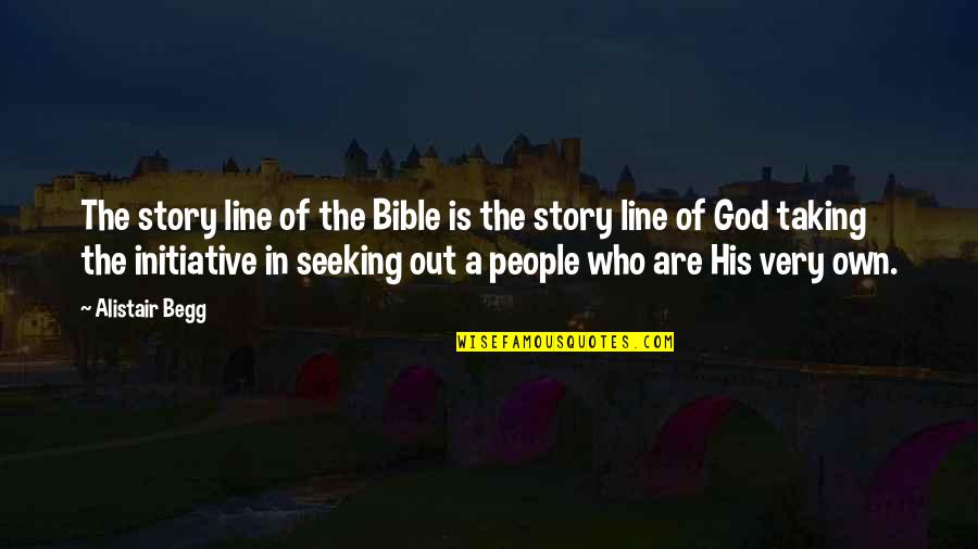 Beleid Quotes By Alistair Begg: The story line of the Bible is the