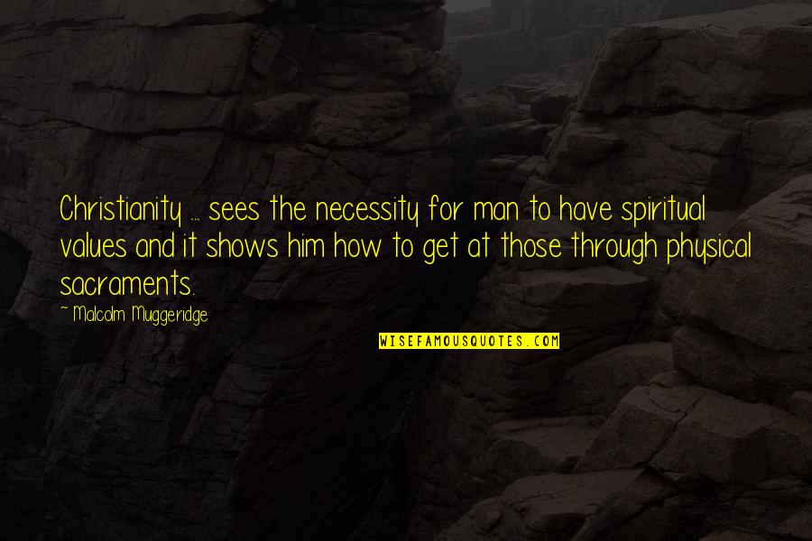 Belief Inspirational Quotes By Malcolm Muggeridge: Christianity ... sees the necessity for man to Belief Inspirational Quotes By Malcolm Muggeridge: Christianity ... sees the necessity for man to