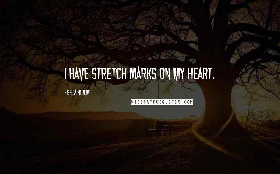 Bella Bloom quotes: I have stretch marks on my heart.