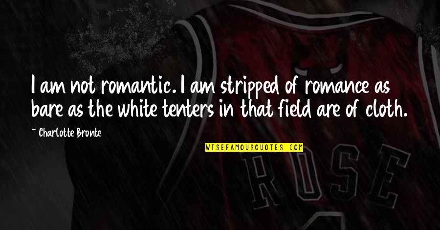 Bellegarde New Orleans Quotes By Charlotte Bronte: I am not romantic. I am stripped of