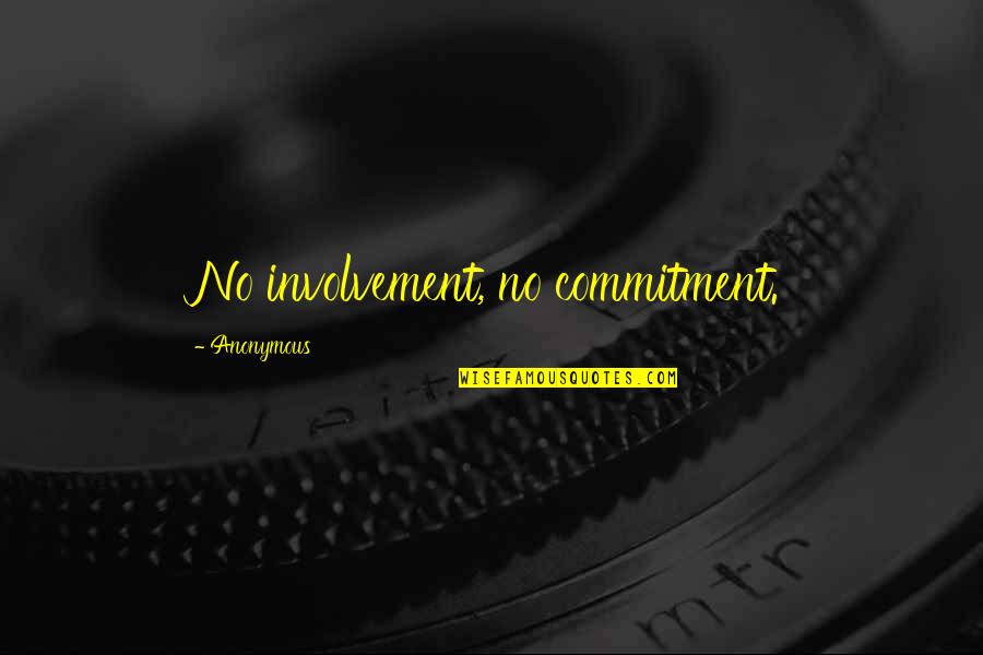 Bellezza Versastyler Quotes By Anonymous: No involvement, no commitment.
