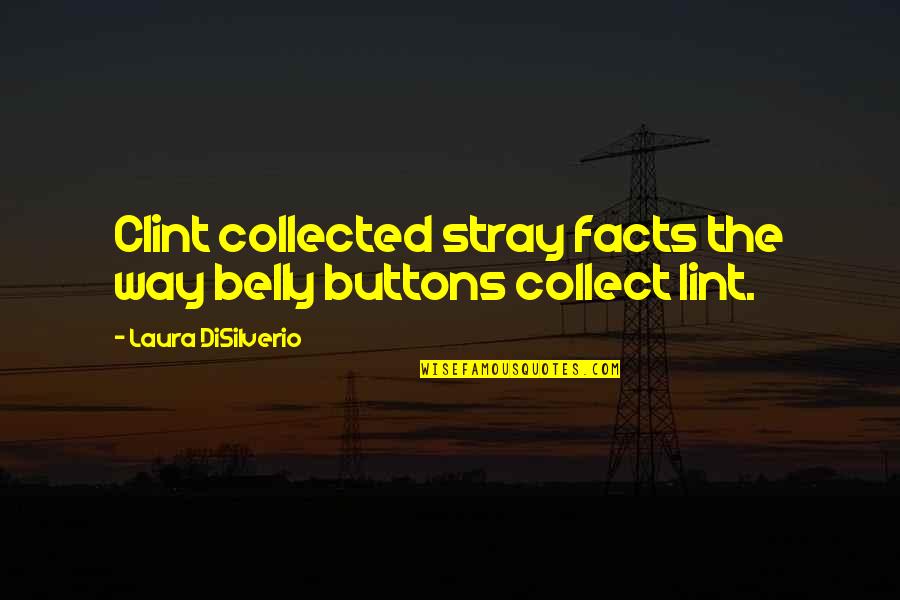 Belly Buttons Quotes By Laura DiSilverio: Clint collected stray facts the way belly buttons