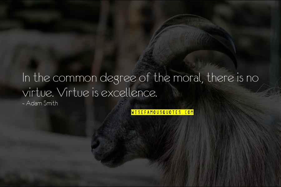 Belovics Quotes By Adam Smith: In the common degree of the moral, there