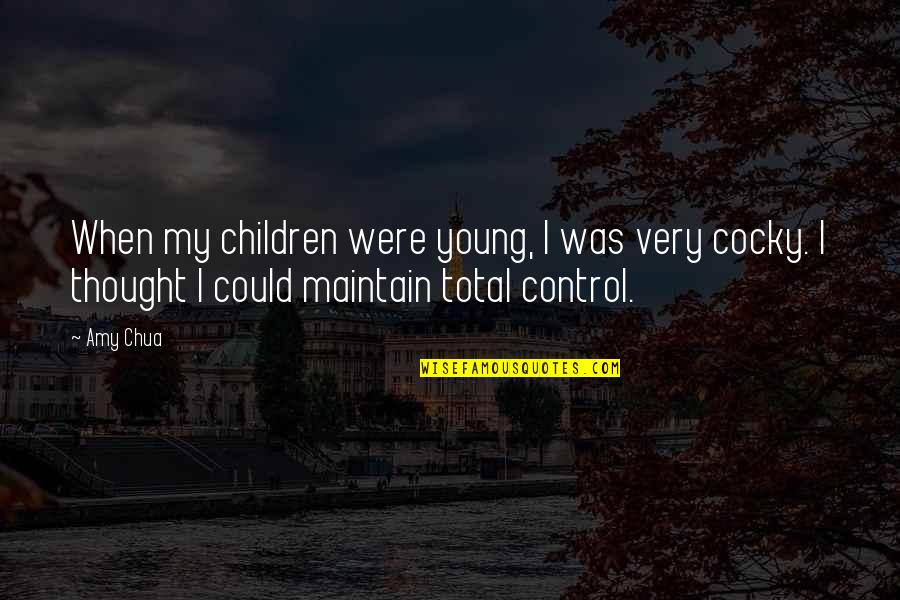 Belsebuub Youtube Quotes By Amy Chua: When my children were young, I was very