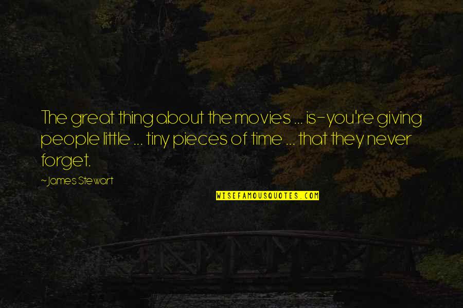 Ben Finegold Quotes By James Stewart: The great thing about the movies ... is-you're