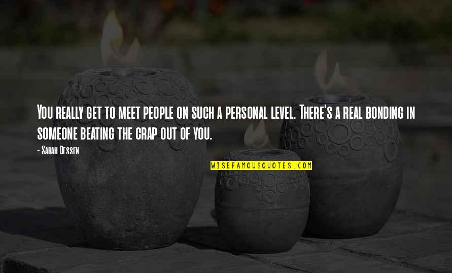 Benazzi Obituary Quotes By Sarah Dessen: You really get to meet people on such Benazzi Obituary Quotes By Sarah Dessen: You really get to meet people on such