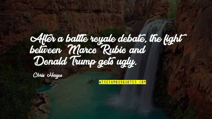 Beneatha Younger Dreams Quotes By Chris Hayes: After a battle royale debate, the fight between
